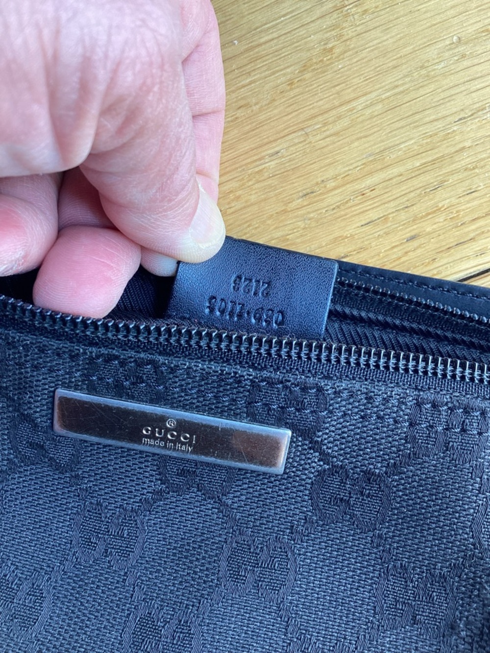 Gucci monogram boat pochette black bag - Picture 5 of 10